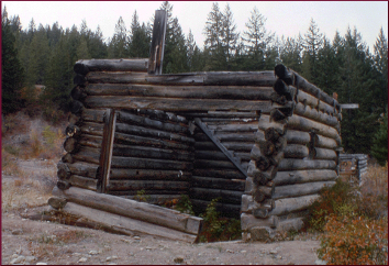 Block C Lot 2 Store
and Brothel in Front with Cooks Store Rear