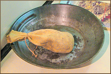 Gold pan
and  gold poke